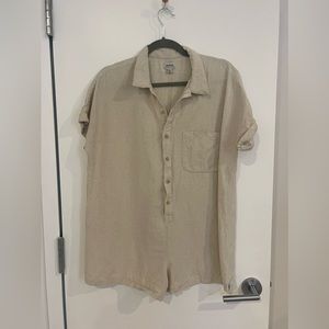 Rhythm linen jumpsuit, small